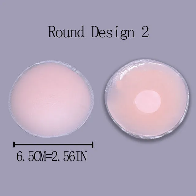 1 Pair Rabbit Bra Lift Tape Ladies Invisible Strapless Push-up Tape Stick On Strapless Breast Women Bralette Solid Color Bra