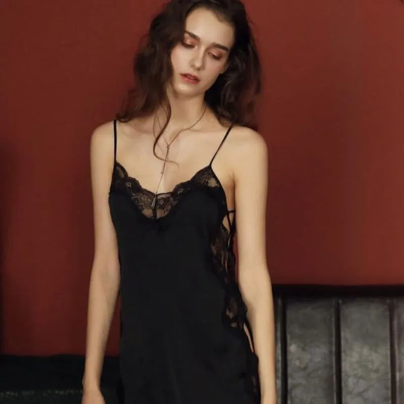 Black Strap Sides Loose Asian Teen Lingerie