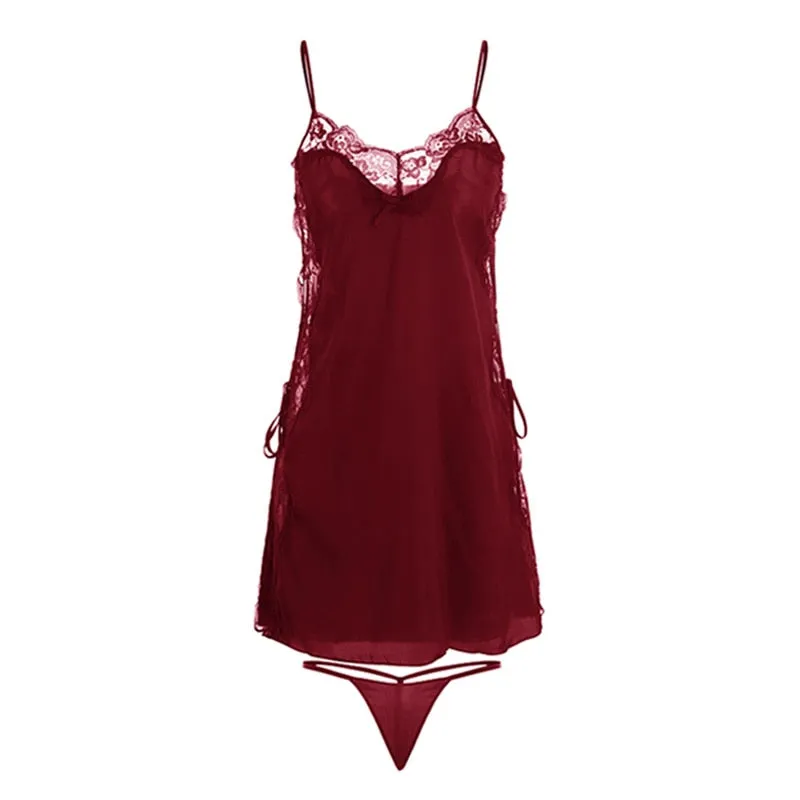 Black Strap Sides Loose Asian Teen Lingerie