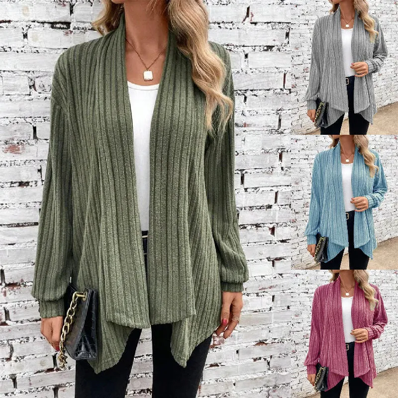 Cross-border Foreign Trade Temu Long Sleeve Loose Cardigan Coat