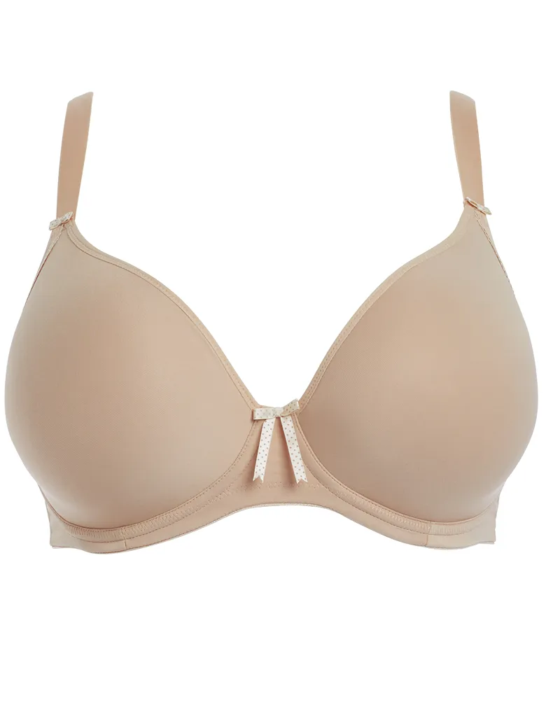 Elomi Bijou EL8722 Sand Banded Molded J hook Convertible Bra
