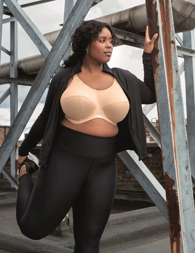 Elomi Energise EL8041 Nude Underwire Sports Bra