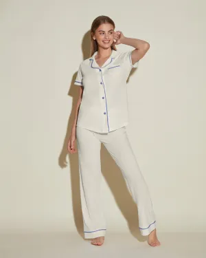 Ensemble Pyjama Haut   Manches Courtes Et Pantalon