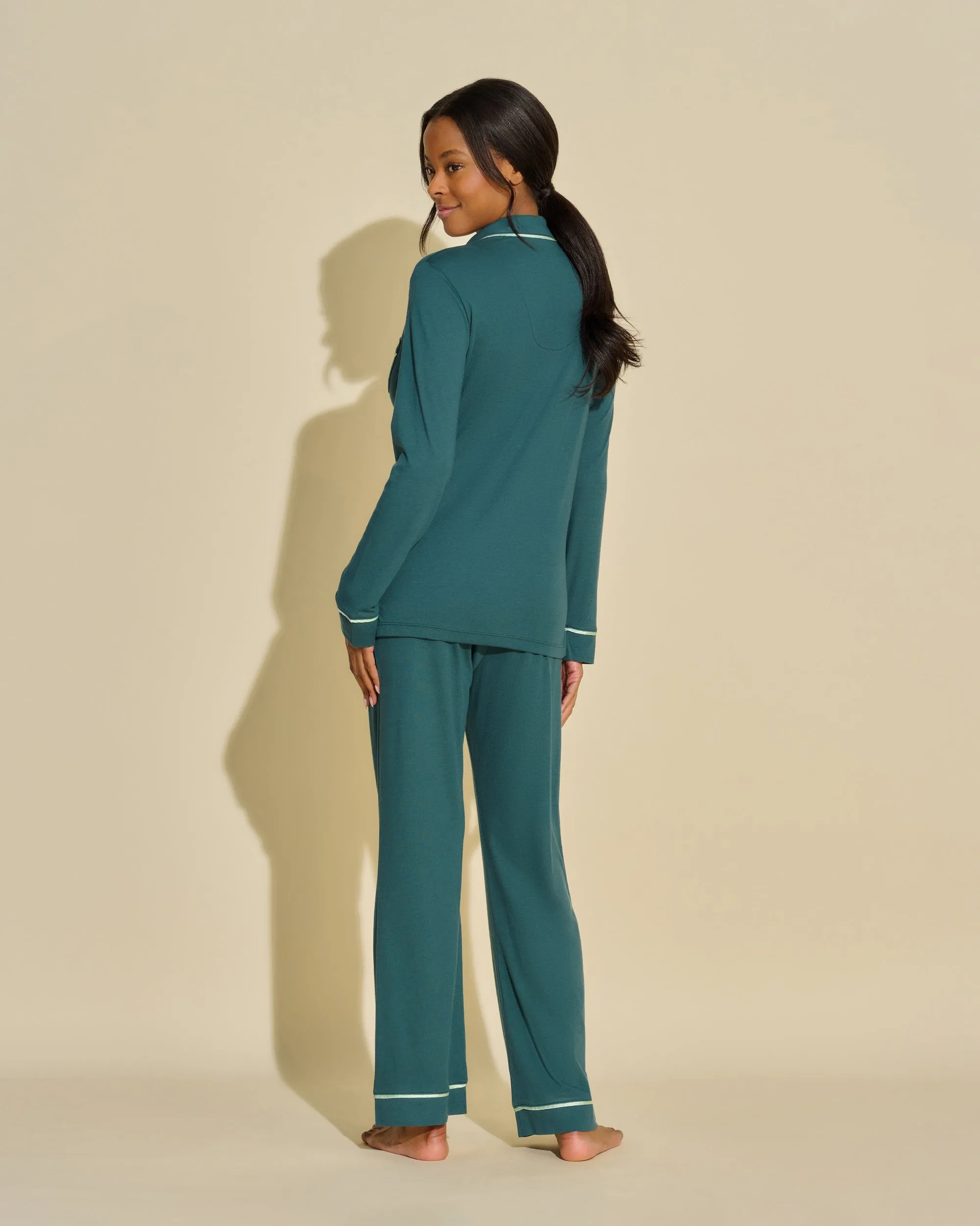Ensemble Pyjama Haut  Manches Longues Et Pantalon