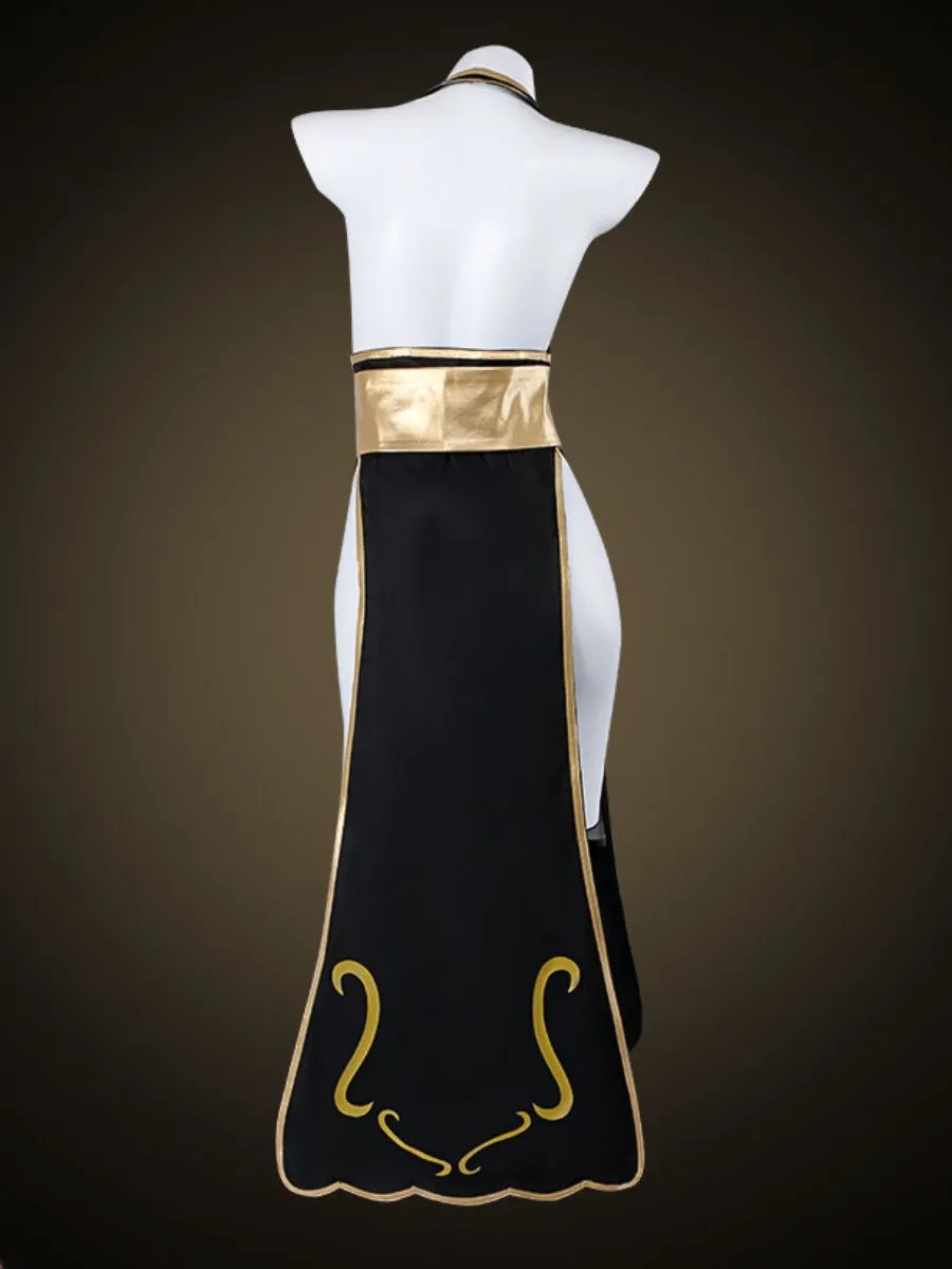 Fighter Girl High Slit Dress