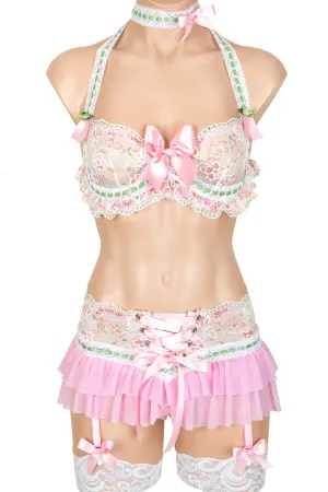 Lollipop Lace-Up Skirt
