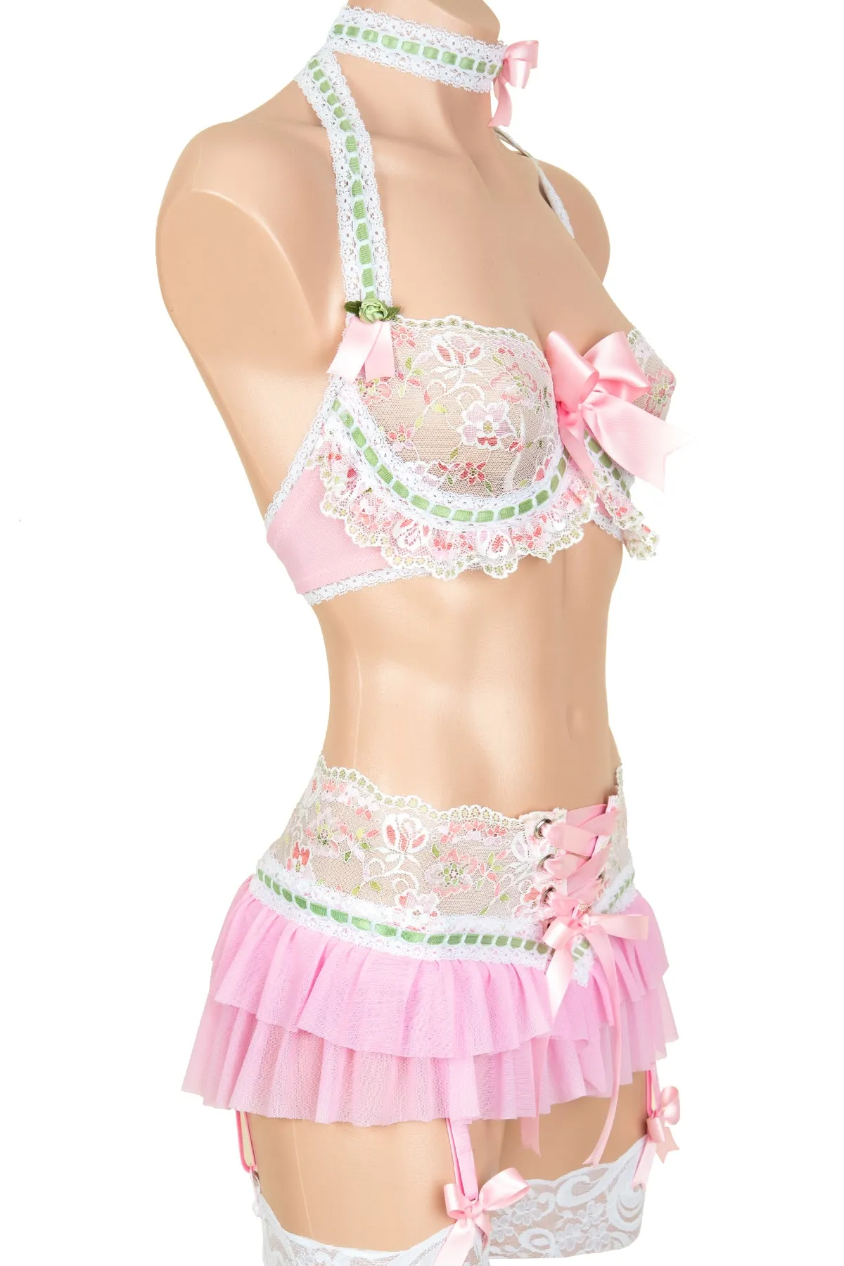 Lollipop Lace-Up Skirt