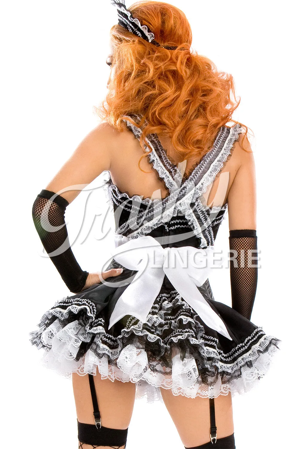 Magenta Maid Apron
