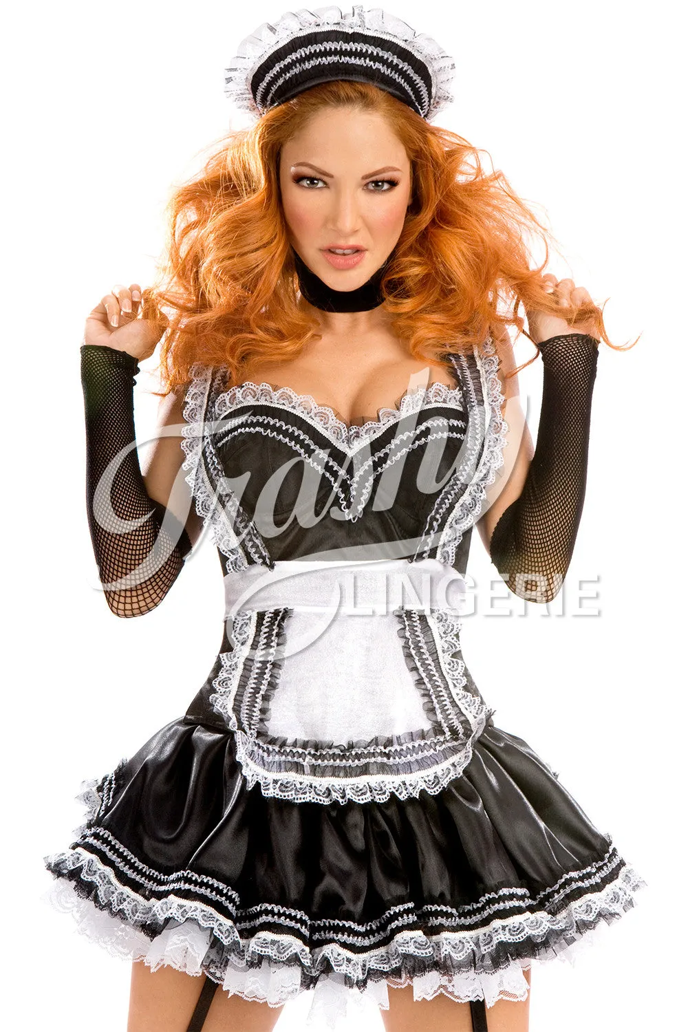 Magenta Maid Apron