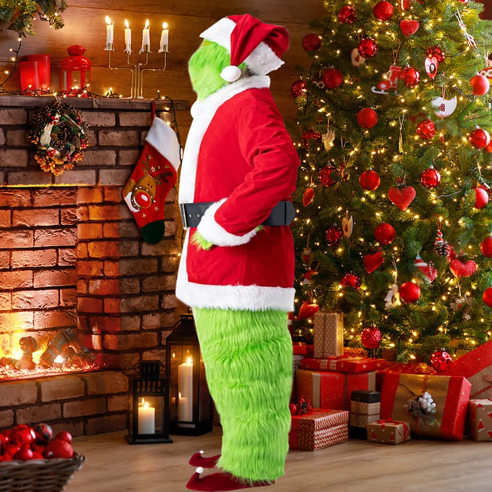 Men's Green Big Monster Costume