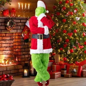 Men's Green Big Monster Costume