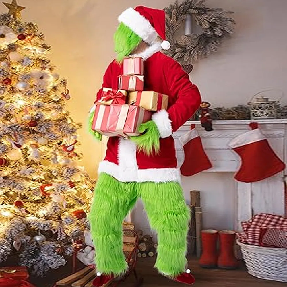 Men's Green Big Monster Costume