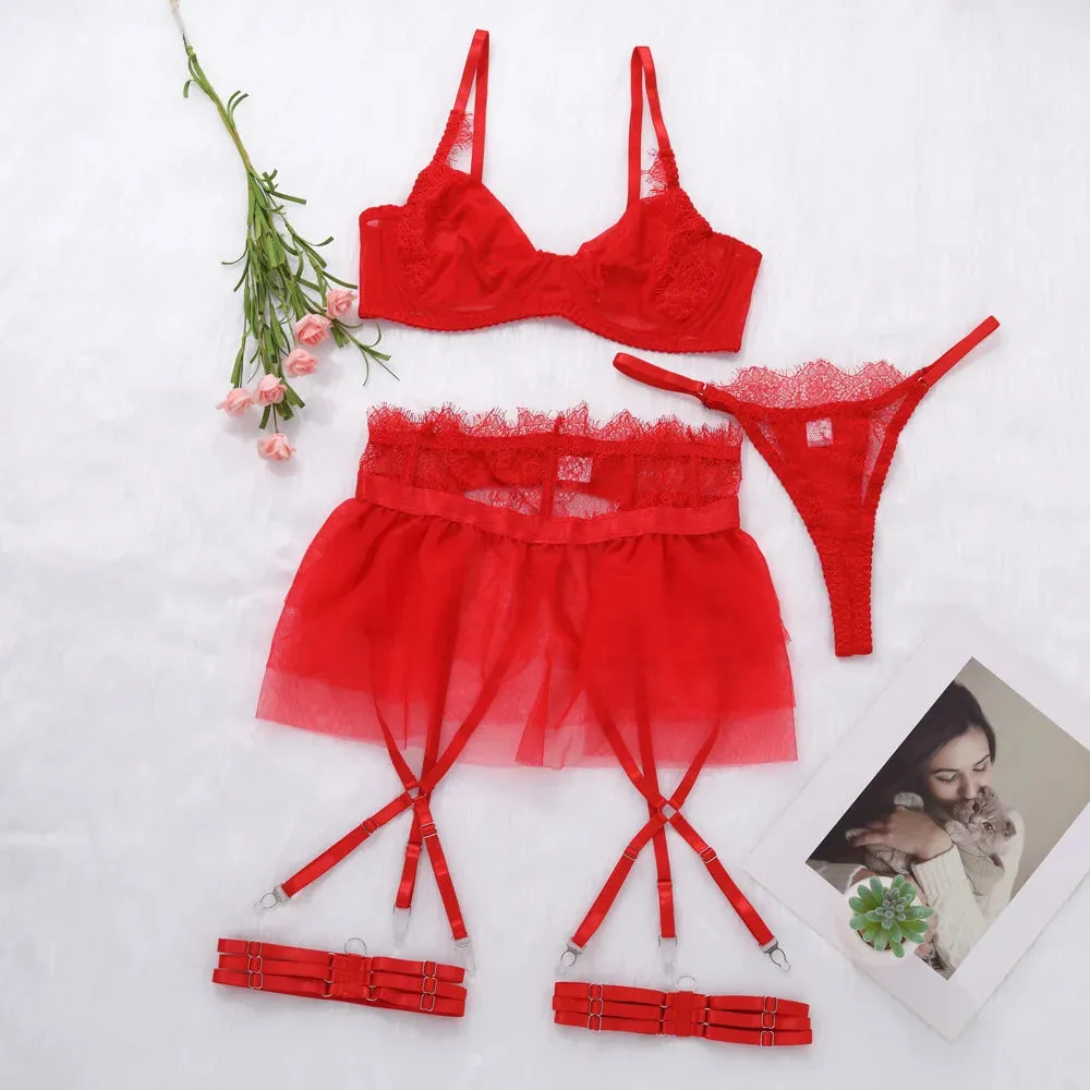 #PB 4 Piece Lingerie Set