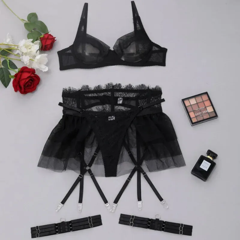 #PB 4 Piece Lingerie Set
