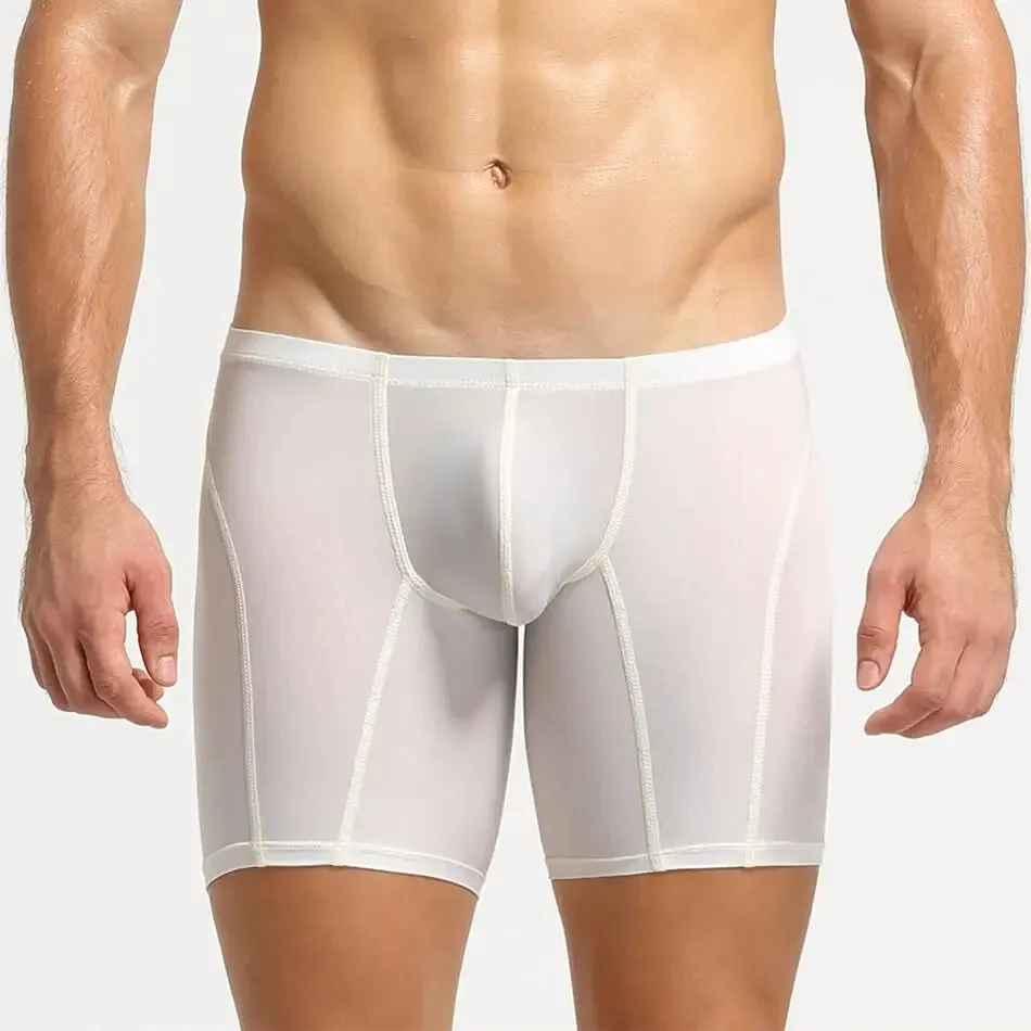 #PB Men's Long Tight Stretch Sports Underpants
