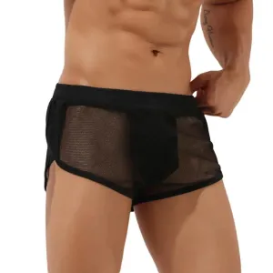 #PB Underwear Transparent Mesh Men's Boxer