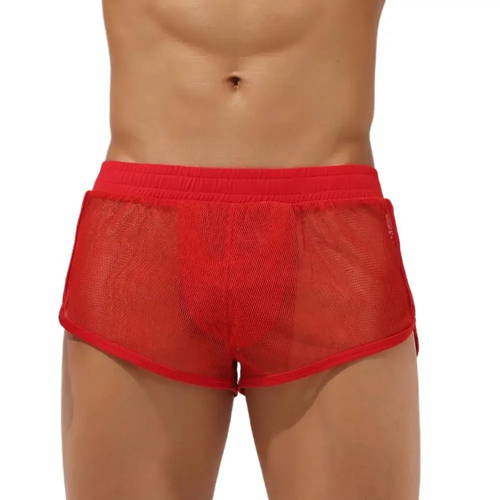 #PB Underwear Transparent Mesh Men's Boxer