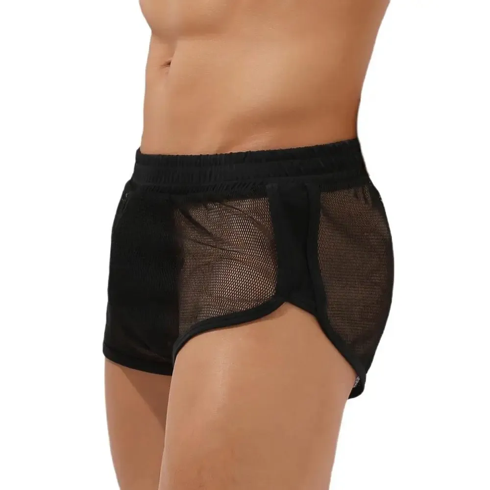 #PB Underwear Transparent Mesh Men's Boxer