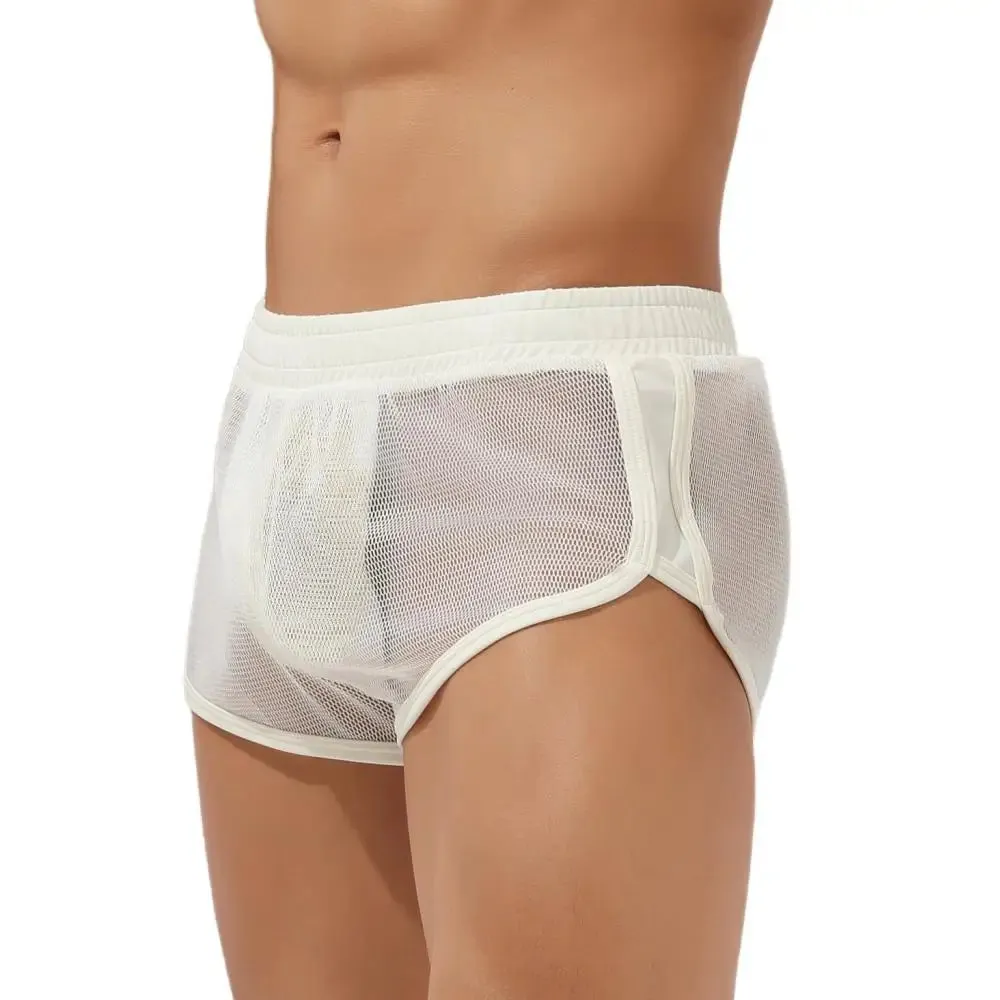 #PB Underwear Transparent Mesh Men's Boxer