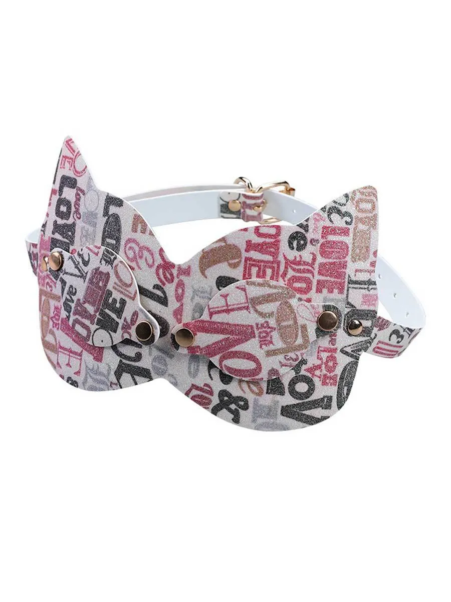 PU Leather Role Play Eye Mask