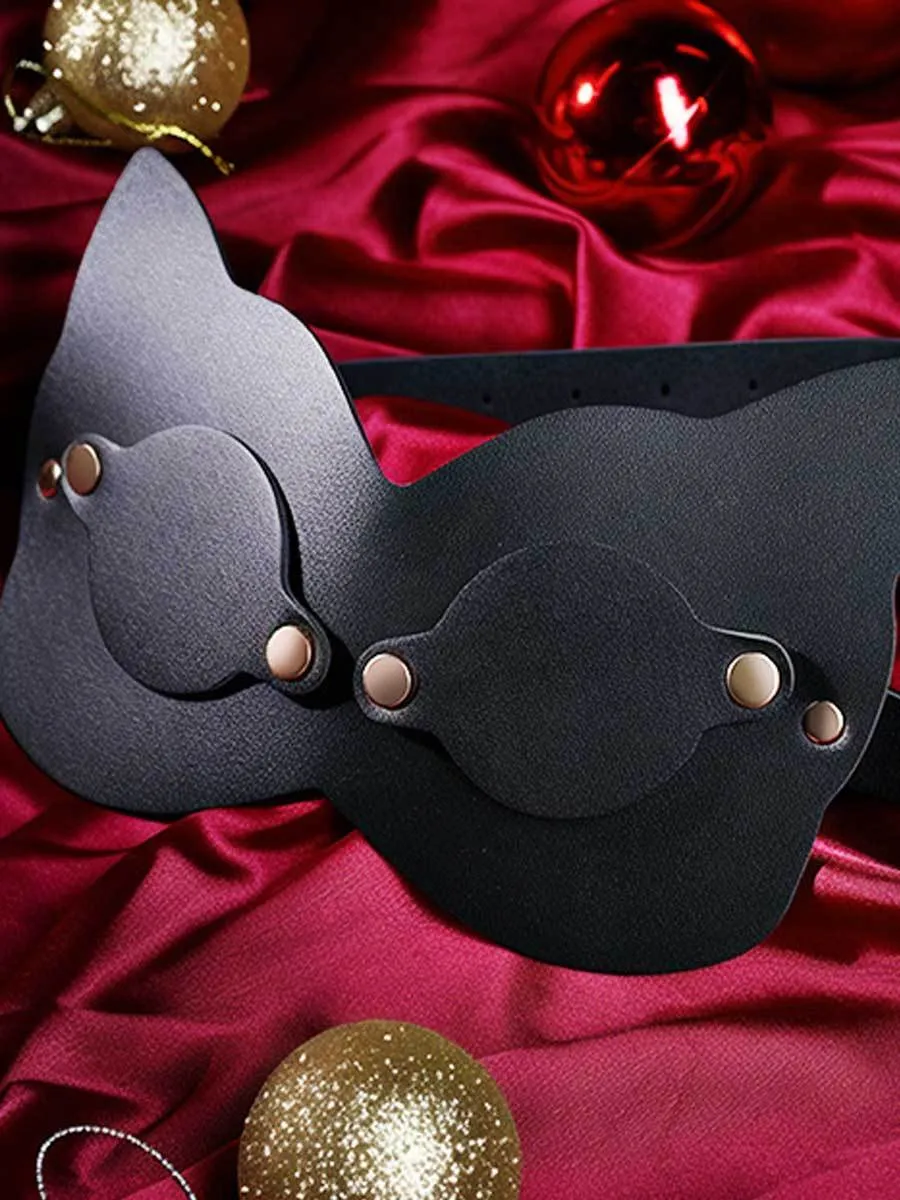 PU Leather Role Play Eye Mask