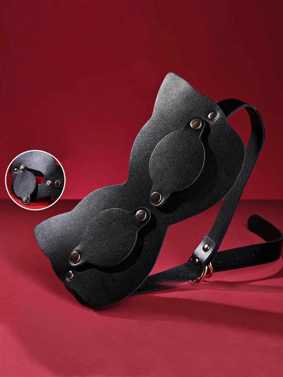 PU Leather Role Play Eye Mask