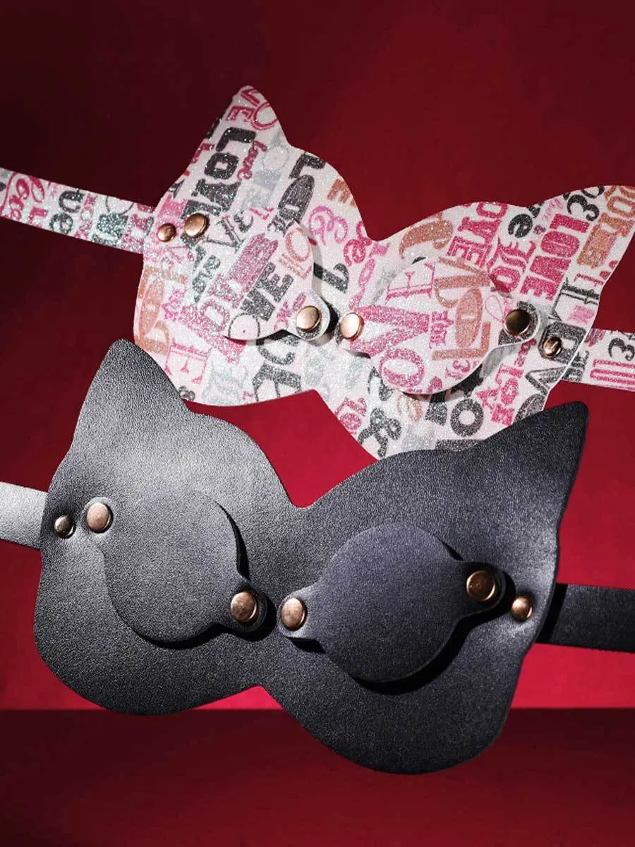 PU Leather Role Play Eye Mask