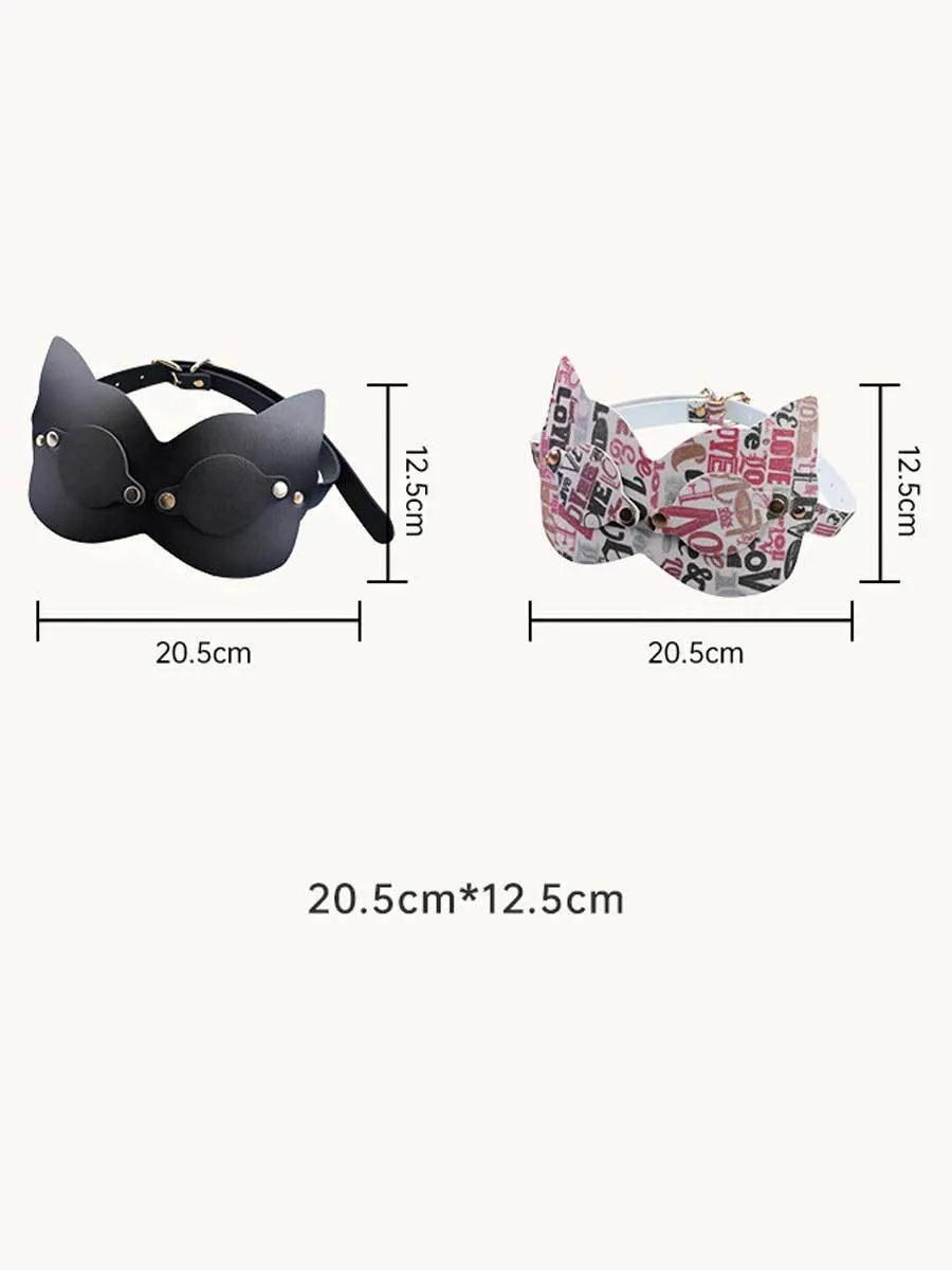 PU Leather Role Play Eye Mask