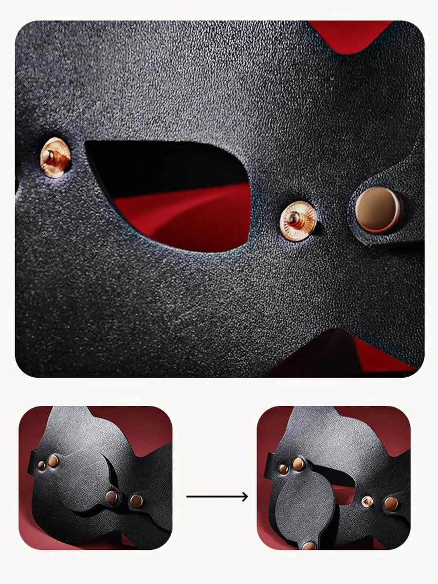 PU Leather Role Play Eye Mask