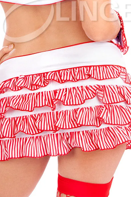 Ruffled Nurse Skirt