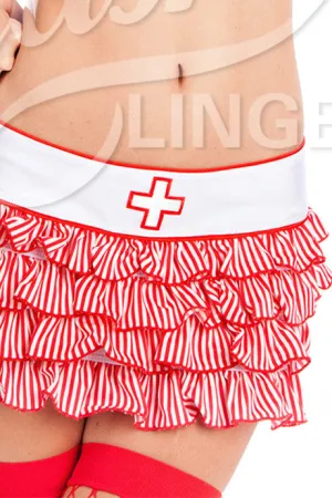 Ruffled Nurse Skirt