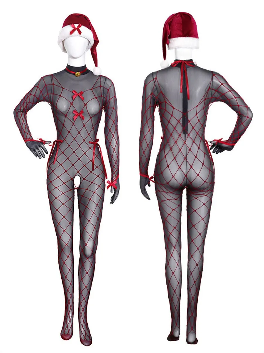 Santa Claus Bodystocking Lingerie