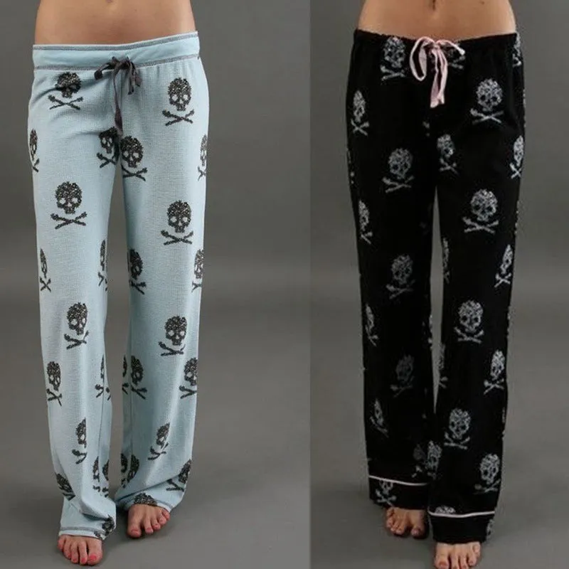 Shantou printed wide-leg pants