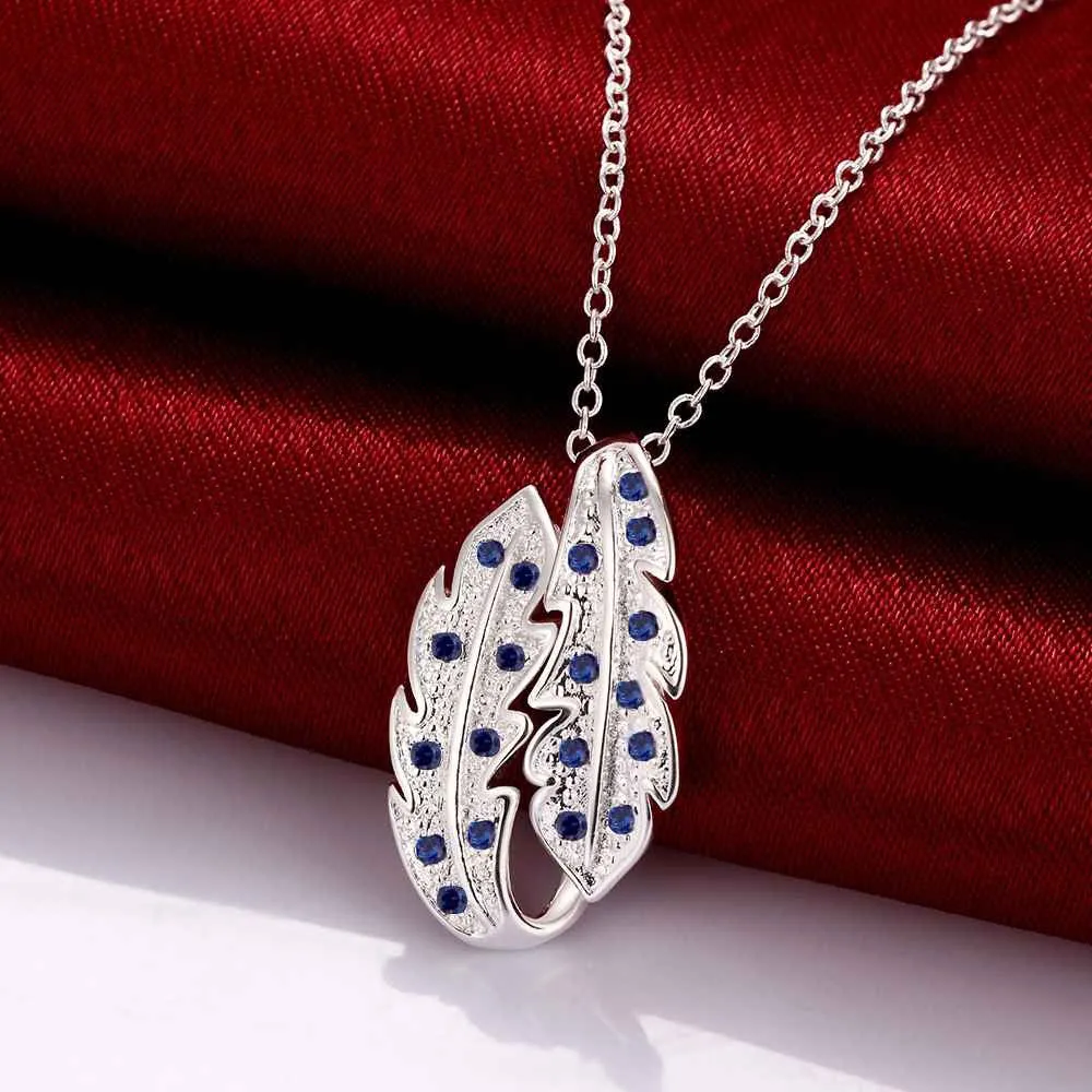 silver plated necklace Lancet article Crystal bead necklace jewelry ELY