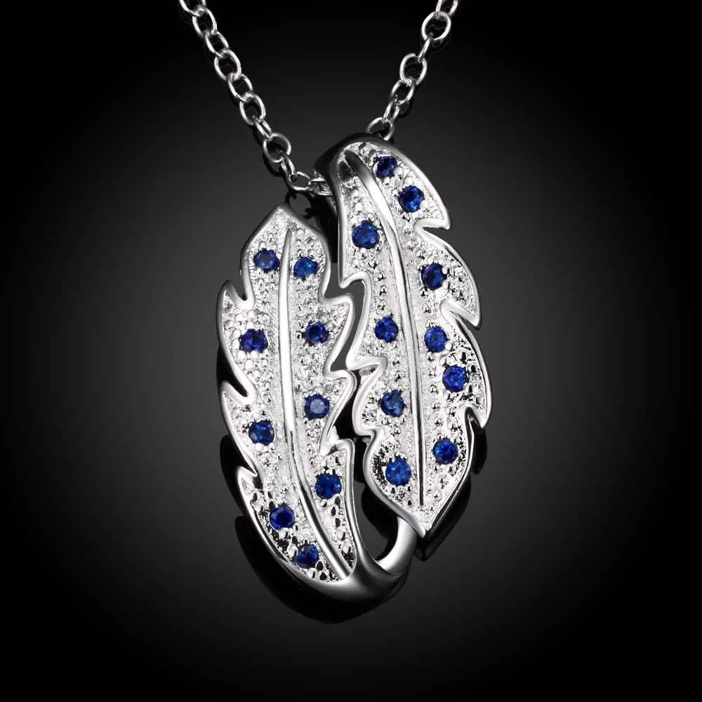 silver plated necklace Lancet article Crystal bead necklace jewelry ELY