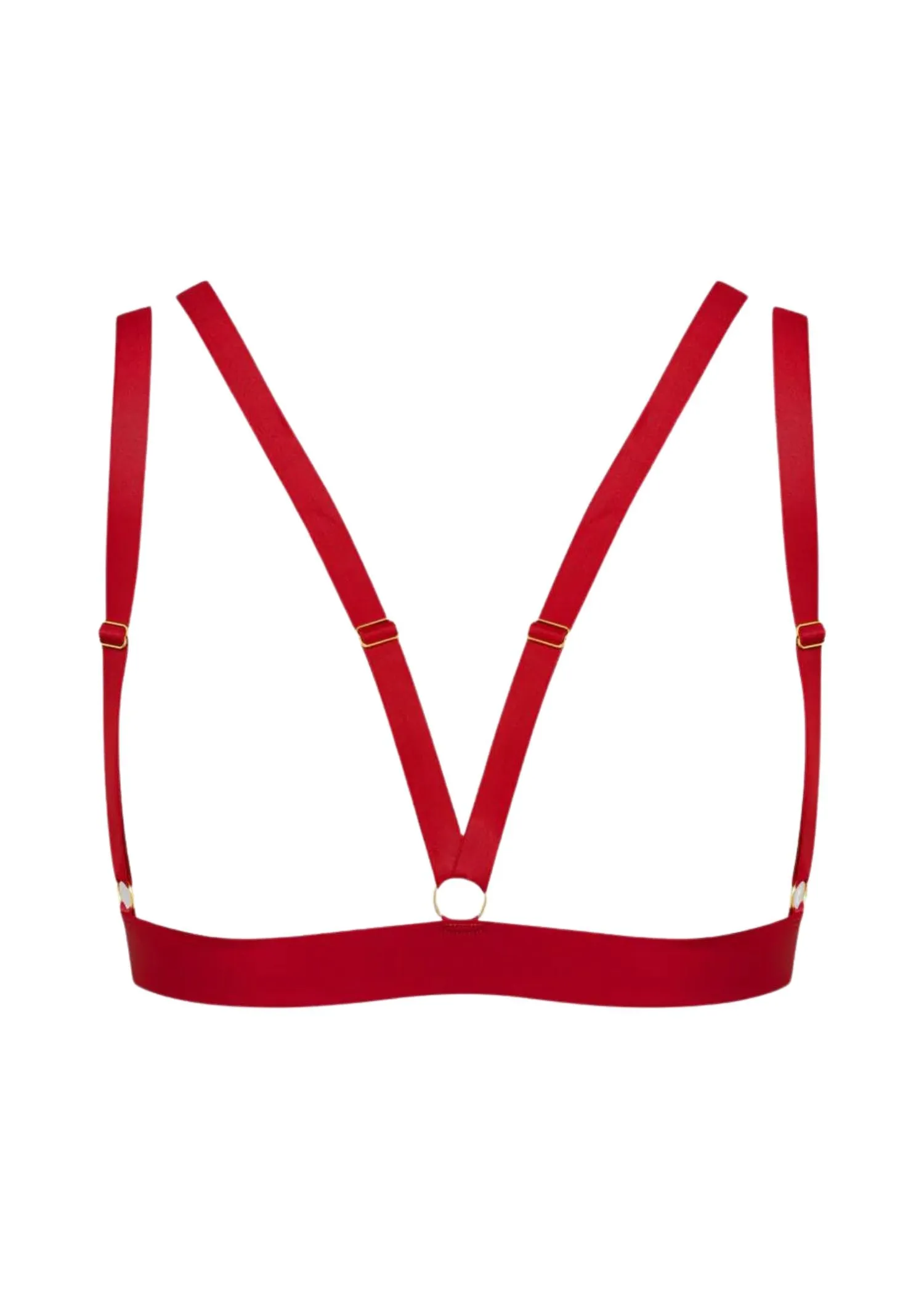 Tapage Nocturne Naked Triangle Bra (Red)