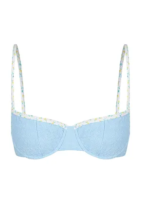 Tessa Blue Top XL - SAMPLE SALE