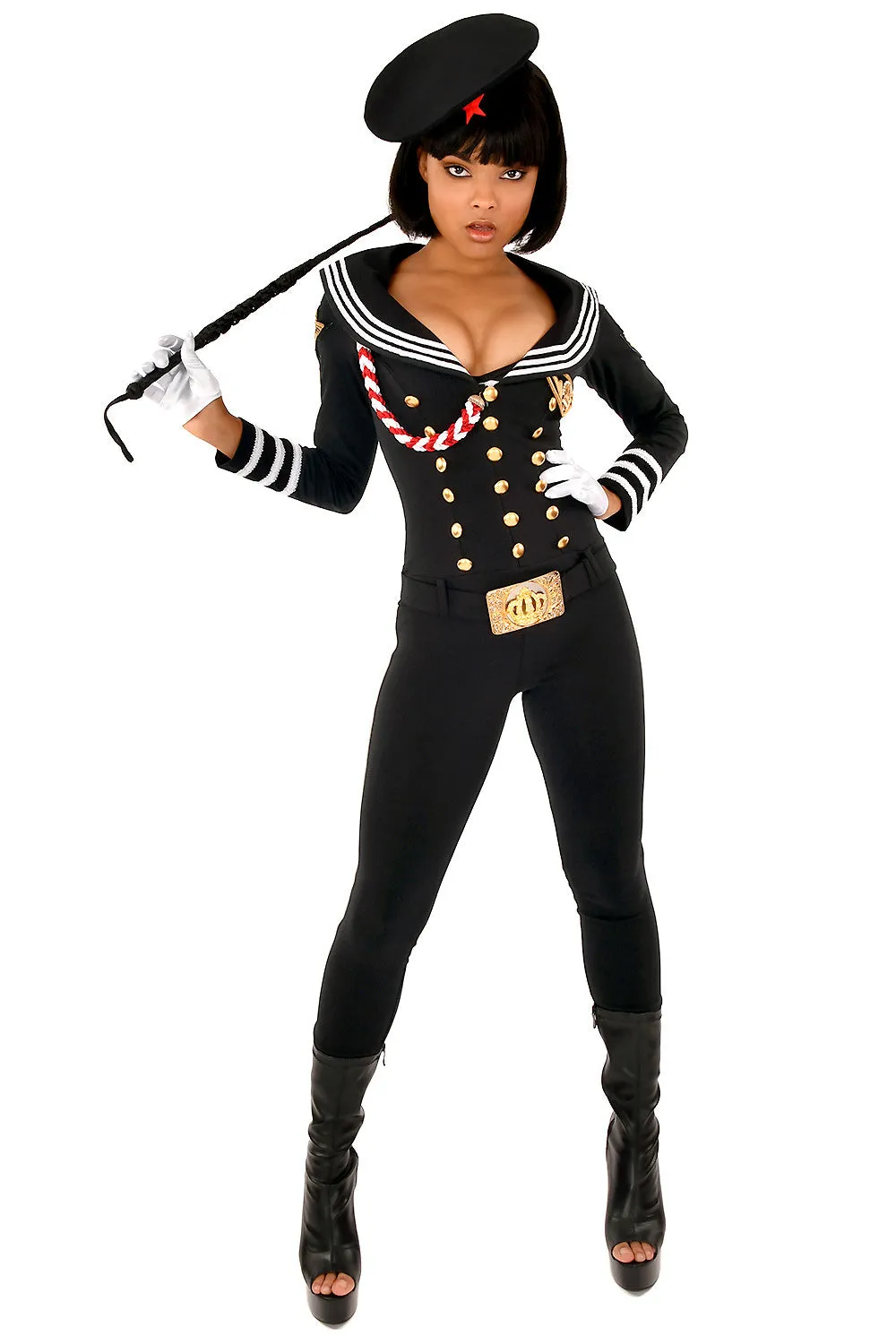 Ukrainian Sailor Catsuit with Belt