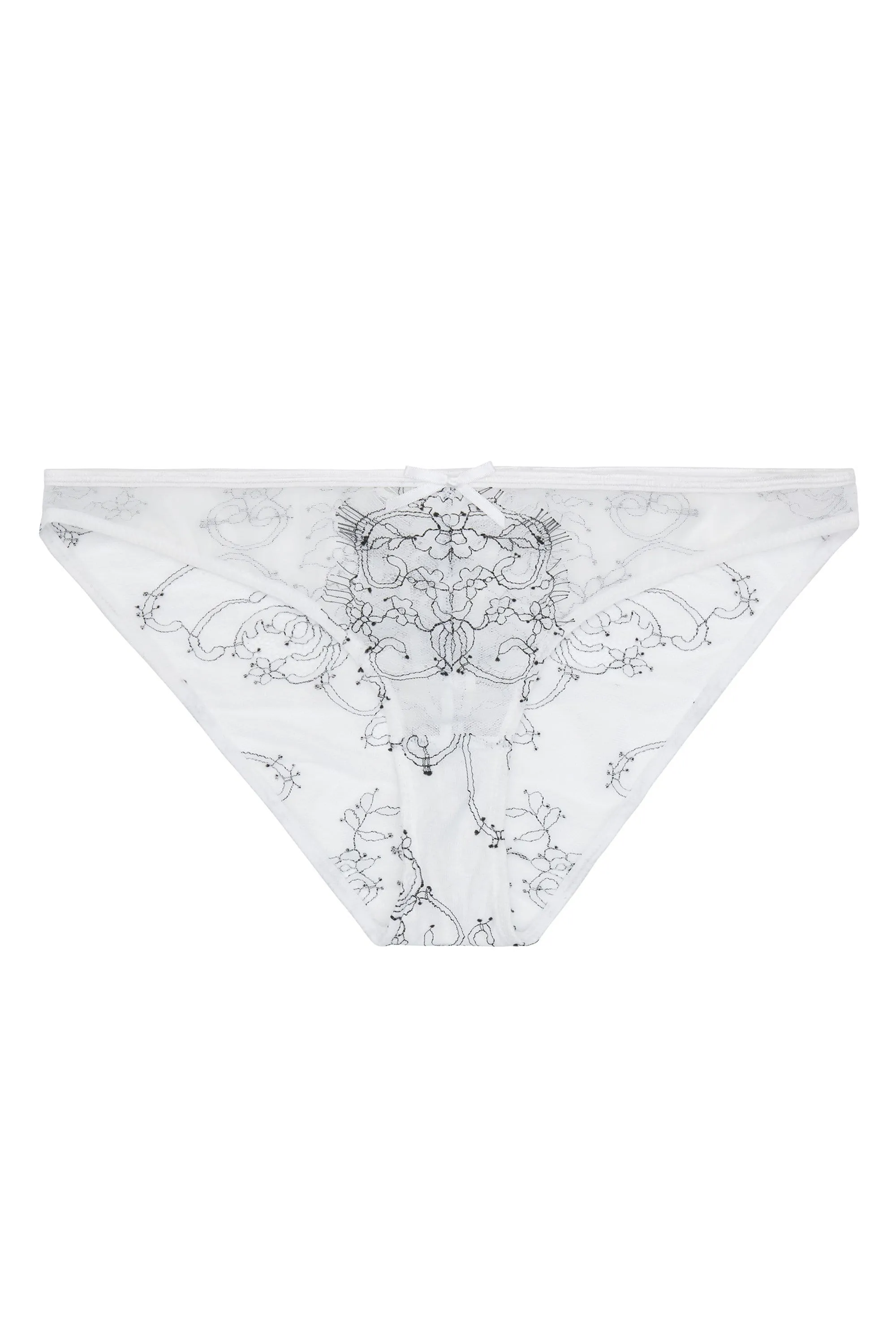 WW x Charlotte McKinney Brooke White Chord Detail Brief