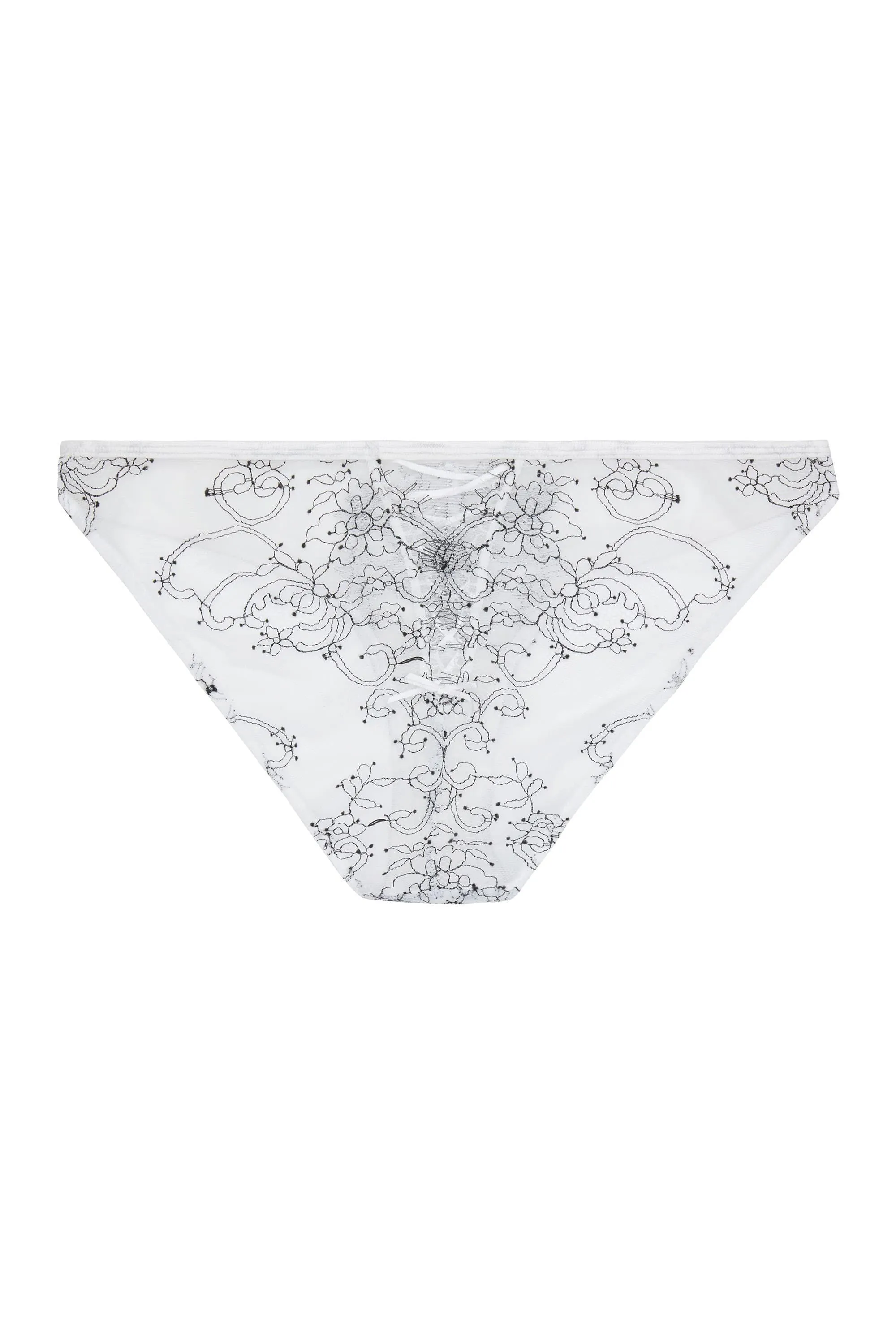 WW x Charlotte McKinney Brooke White Chord Detail Brief